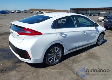 2019 Hyundai Ioniq Hybrid Limited из США, поврежденный, VIN KMHC85LC3KU124523